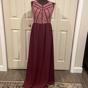 Xhilaration Floor Length Dress Size M
